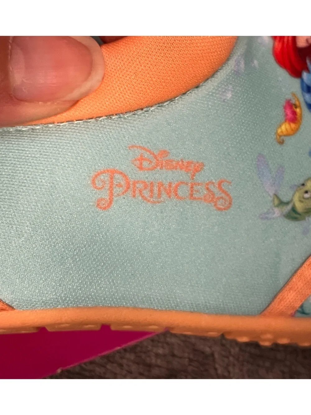 Disney Princess Ariel Toddler Water Shoes. Licensed. Adjustable strap. 11-12 NWT